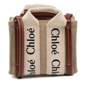 Chloe Woody Convertible Tote Canvas #246018C76B